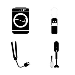 icon Electronic with juicer, hair, fashion, kitchen and blend