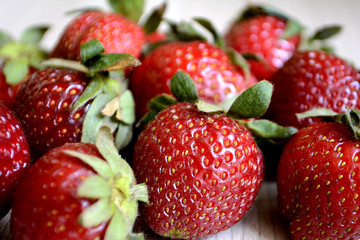 strawberry on the table