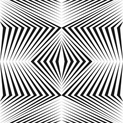 Geometric seamless pattern. Vector modern design black and white background.