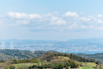Fototapeta premium 海と空と雲