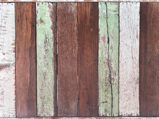 Abstract grunge old painted wooden board for background and texture