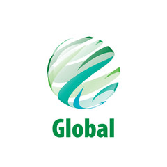 vector logo globe