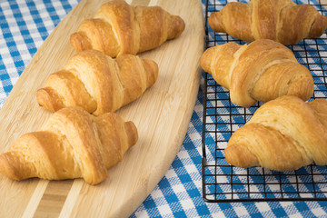 Fresh baked croissants.