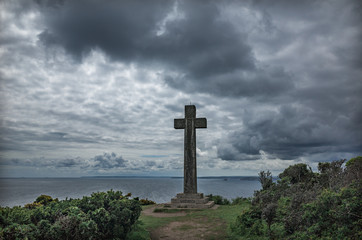 Dodman Point cross, Cornwall United Kingdom