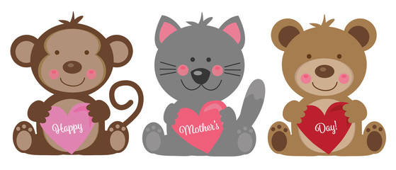 Happy Mothers Day Animals