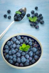 Fresh Blueberries in a bowl