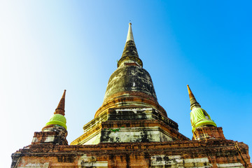 History of Ayutthaya "Wat Yai Chaimongkol" in Thailand so beautiful