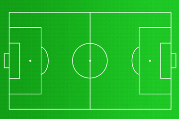 Campo de fútbol en plano © Gabrieuskal