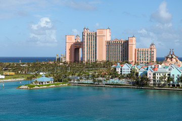 hotel Atlantis in the Bahamas