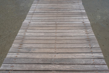 wooden Bridge in the sea