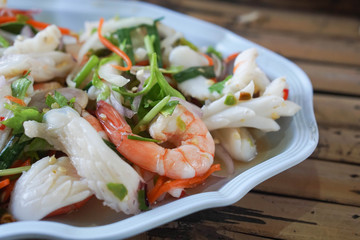 Thai Salad Seafood