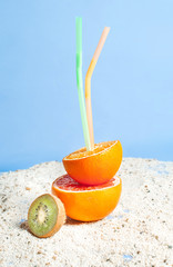 orange and grapefruit juice