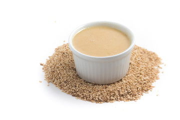 Tahini in a bowl