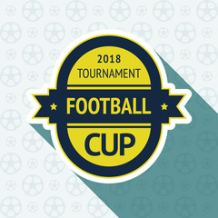Soccer cup badge