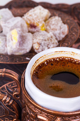 Traditional Cup of Turkish Coffee