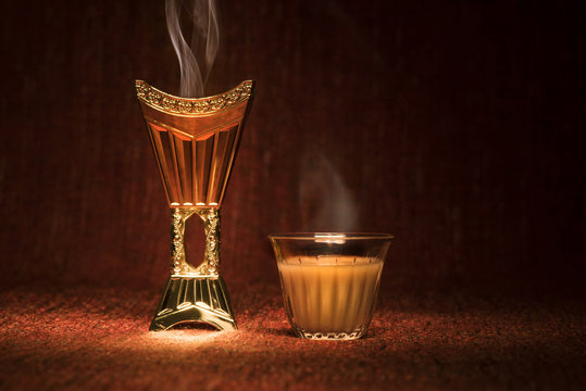 Ramadan censer with Arabian coffee