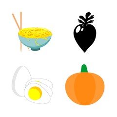icons about Food with drink, dish, spaghetti, halloween and lunch