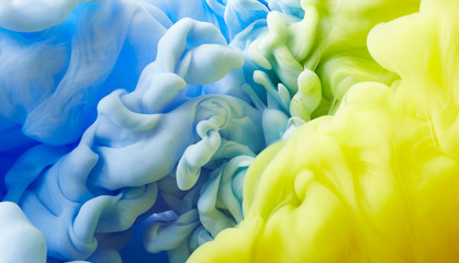 Fototapeta premium Ink in water. Abstract background