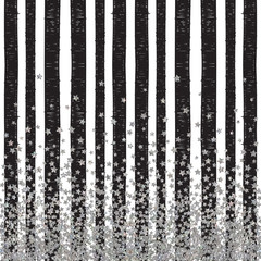 Abstract pattern of random falling stars