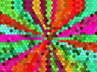 hexagon abstract background