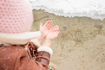 senior couple walking