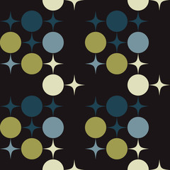 Vintage celebration pattern. Vintage color series. Minimal graphics