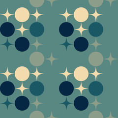 Vintage celebration pattern. Vintage color series. Minimal graphics - 200932922