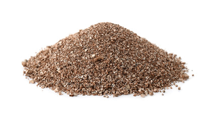 Pile of vermiculite
