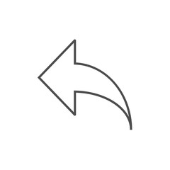 Share icon. Vector illustration, flat design.