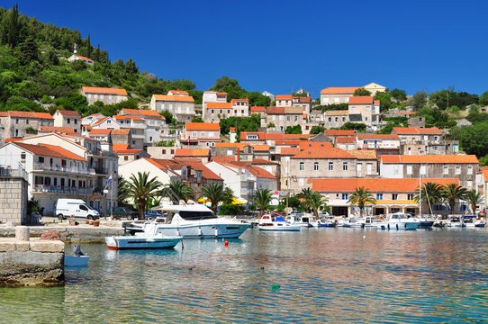 Adriatic sea appartments village Racisce on Korcula Croatia