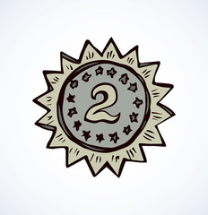 Medal. Vector drawing