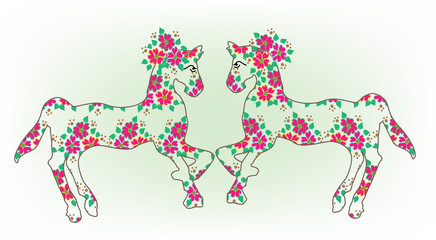 vector floral pattern..