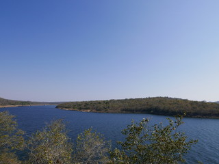 The African water landscape. Kariba Lake, Zimbabwe