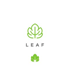 Leaf logo icon