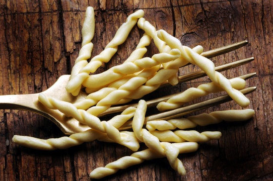 Trofie Трофье Trofiette Pasta Cucina ligure Ligurische K&uuml;che italiana Masakan Liguria Italian cuisine