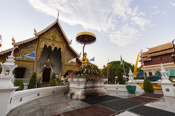 Wat Phra Sing Temple located in Chiang Mai Province ,Thailand, Asia.