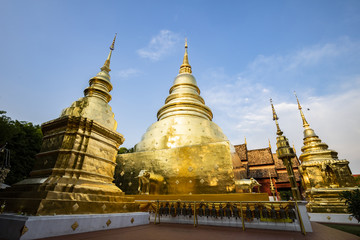 Wat Phra Sing Temple located in Chiang Mai Province ,Thailand, Asia.