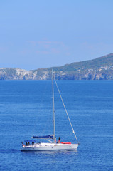 Fototapeta premium 南イタリア、シチリアにあるエオリエ諸島の風景