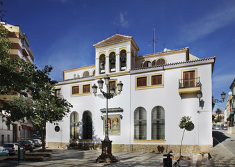 Fototapeta na wymiar Church of Jesus brotherhood in Malaga. Spain