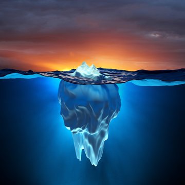 Eisberg / Globale Erwärmung / Klimawandel