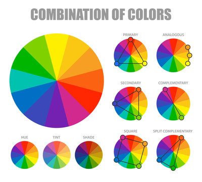 Color Combination Scheme Poster