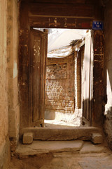 蘭州路地、中国
