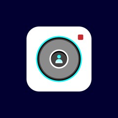 camera logo design for studio or application
