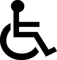 Wheelchair Symbol - obrazy, fototapety, plakaty