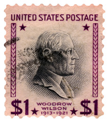 Woodrow Wilson postage stamp
