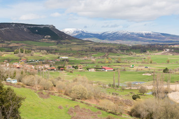 Fototapeta na wymiar Hills and mountains of Castilla y León, SPAIN