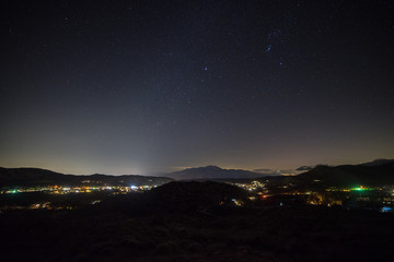 Obraz premium The stars over Morongo Valley