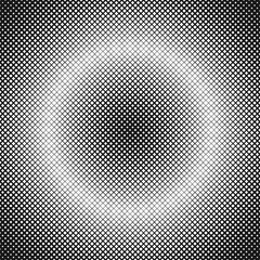 Retro abstract halftone square pattern background - vector graphic design with diagonal squares