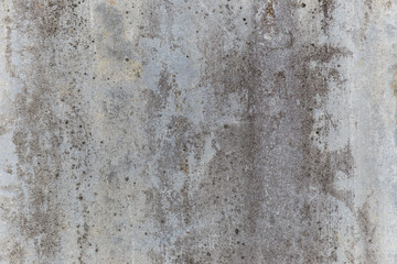 Texture of painted rusty metal sheet