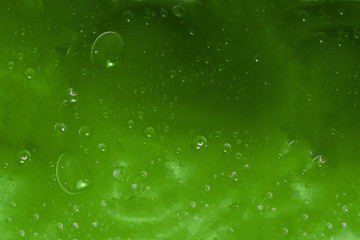 beautiful green texture with water drops